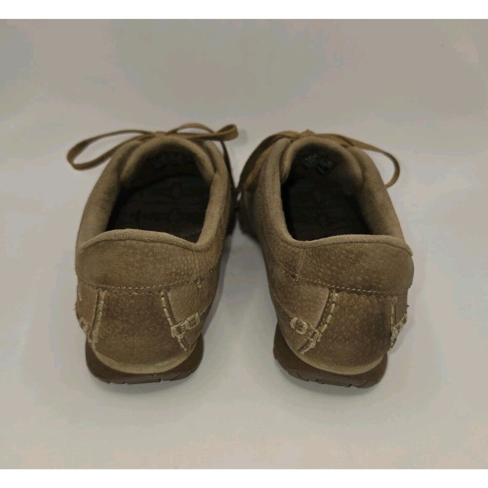 Skechers Relaxed Fit Bikers Curbed Suede Walking Sneakers Brown Womens 7 - Picture 3 of 9